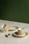 Hermia Peyda Juego de Tazas de Café Verde Claro, 4 Piezas